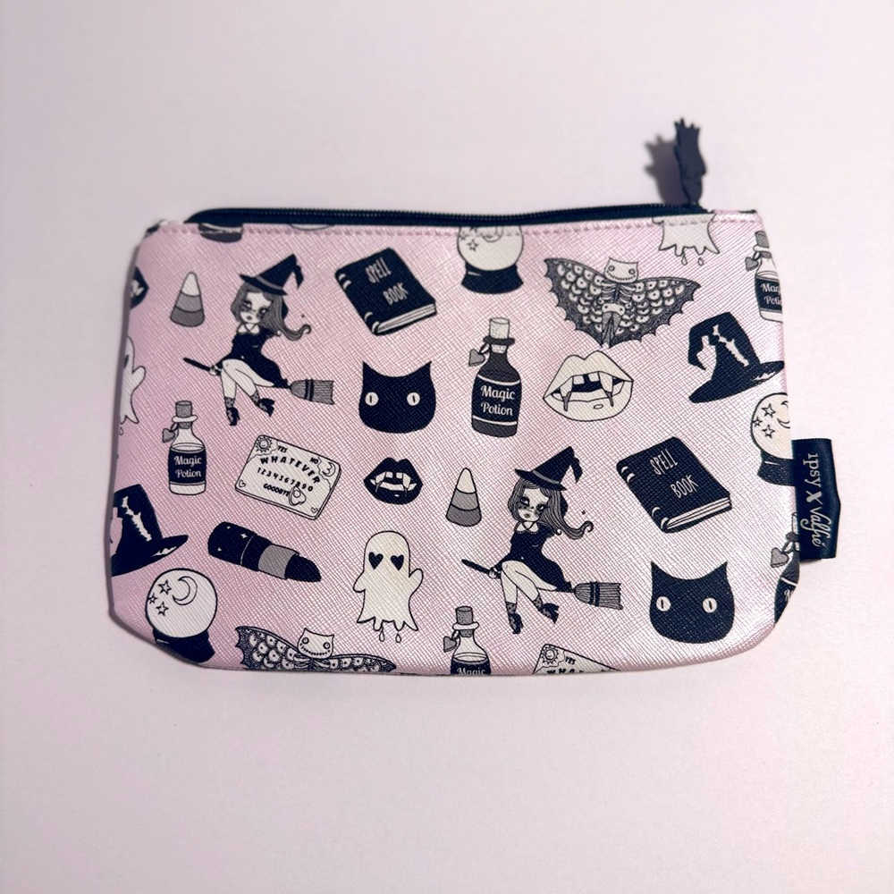 Spooky themed Ipsy makeup bag
